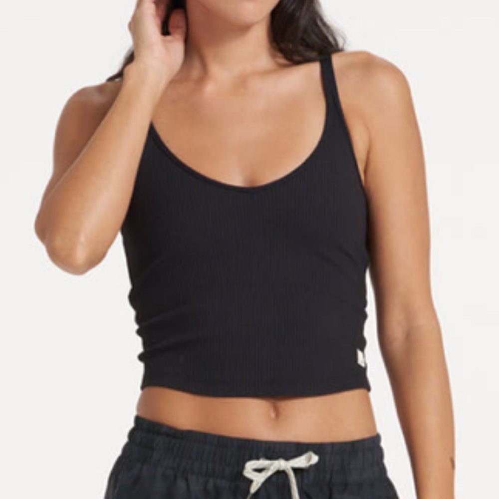NWT VUORI RIB CROP TANK